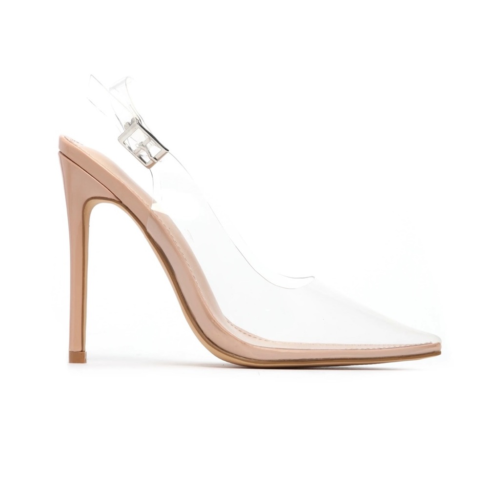 Clear Nude Heels